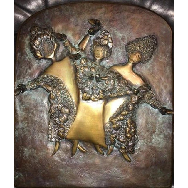After Paul Wunderlich, Dancing Geishas, Bronze For Sale - Image 10 of 13