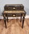 Stunning ebonized napoleon iii writing desk or bonheur du jour circa 1880 very on trend with lacquered finish and gilt...