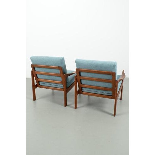Lounge Chairs by Illum Wikkelsø, Set of 2 For Sale - Image 3 of 13