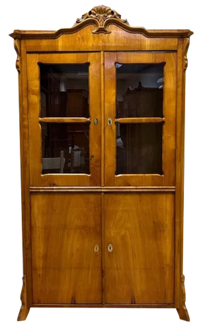 Antique Display Cabinet in Cherry, 1830s