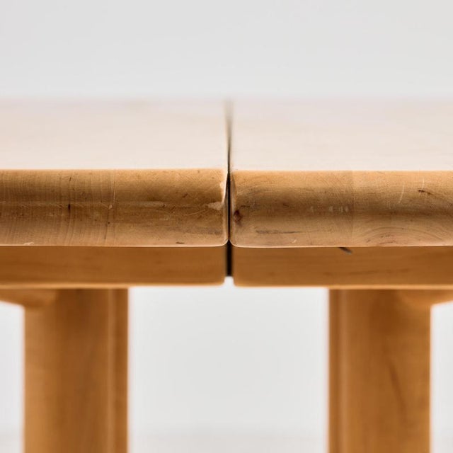 Alder Wood Dining Table from Vamdrup Stolefabrik, 1960s For Sale - Image 3 of 13