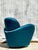 1980s Vintage Boho Postmodern Swivel Chair After Michael Wolk for Directional For Sale - Image 5 of 11