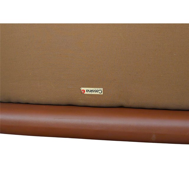 Burgundy Leather Lounge Chairs by V. Magistretti for Cassina, 1973, Set of 2 For Sale - Image 14 of 15