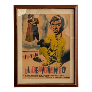 Vintage “El Ceniciento” Framed Film Poster For Sale