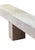 Monumental Teak Wood Bench, Modern Organic, Bleached Finish For Sale - Image 10 of 10