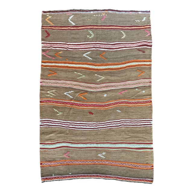 Vintage Anatolian Kilim Rug, 1960s For Sale