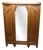 Art Deco Carved Oak Wardrobe, 1934 For Sale