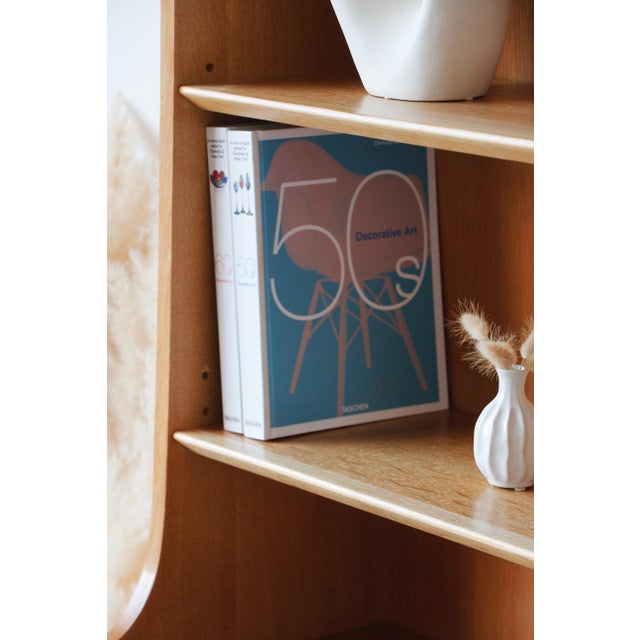 Vintage Scandinavian Oak Bookcase, 1960s For Sale - Image 13 of 18