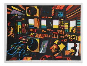 John Hultberg, After the Party, Serigraph