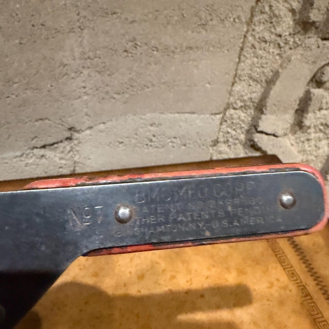 Mid-Century Modern Mid-Century Locking Plier Pressure Lock Wrench Botnick Motor Corporation For Sale - Image 3 of 6