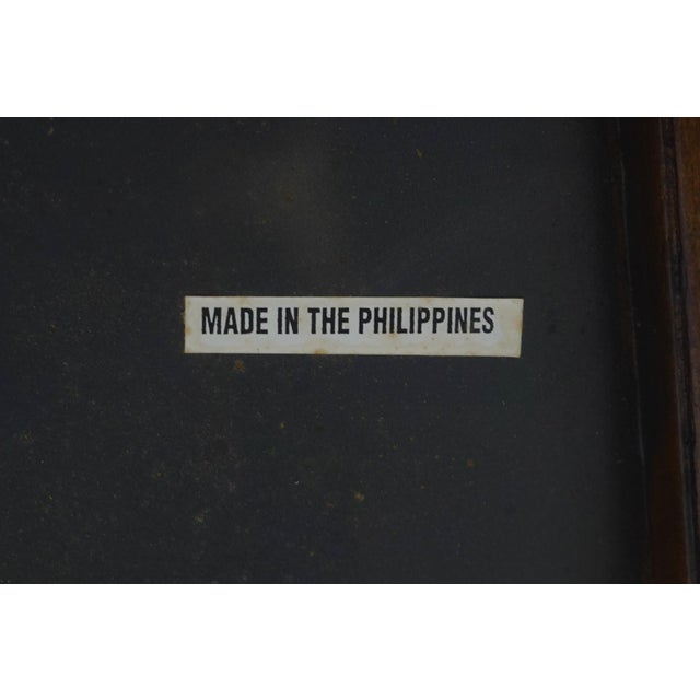 Leather Wrapped Inlaid Mahogany Games Table For Sale - Image 18 of 18