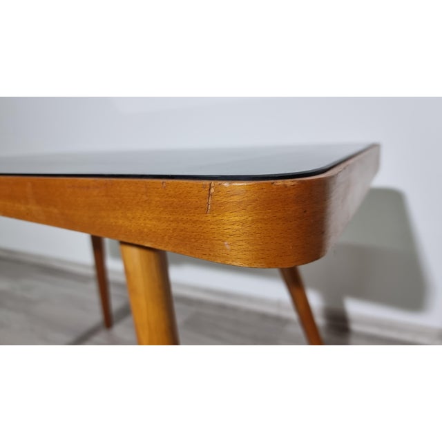 Wood Coffee Table by Jiri Jiroutek, Interior Prague, 1960s For Sale - Image 7 of 15