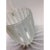 1980s Frosted & Clear Ribbed Crystal Bud Vase For Sale - Image 5 of 8
