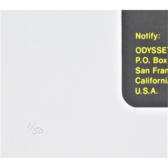 Bryan Rogers, Odyssetron I (From the suite of 5 lithographs), 1982 For Sale In San Francisco - Image 6 of 9