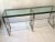 1980s Chrome/Glass Classical “X” Console For Sale - Image 4 of 11