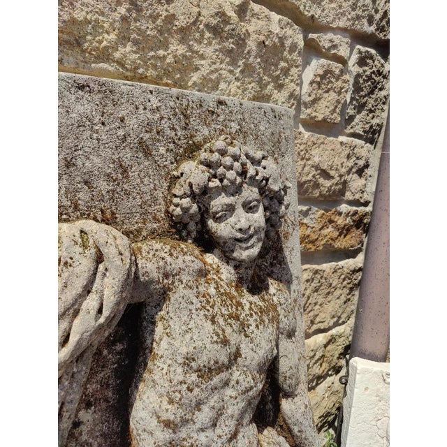 19th Century Stone Bas-Relief Depicting Bacchus, Vicenza For Sale - Image 4 of 11