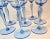 Sky Blue Sunny Sky Champagne Coupes- Set of Eight For Sale - Image 8 of 11