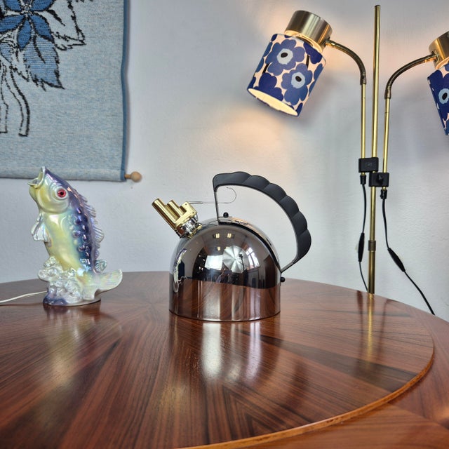 Postmodern Italian Melodic Kettle by Richard Sapper for Alessi, 1980s For Sale - Image 11 of 11