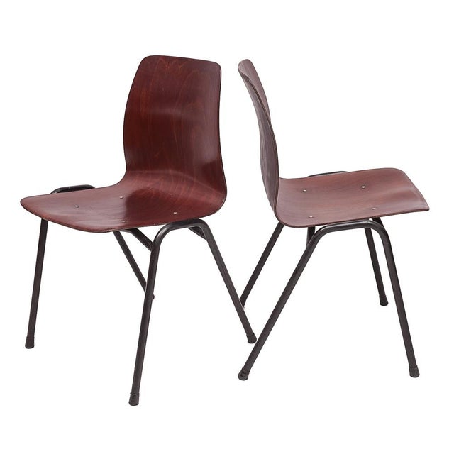 Pagholz Flötotto Vintage Chairs from Pagholz Flötotto, 1950s, Set of 6 For Sale - Image 4 of 13