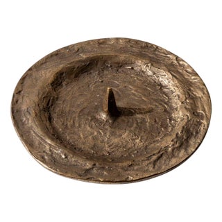 Vintage Bronze Candleholder, 1960s For Sale