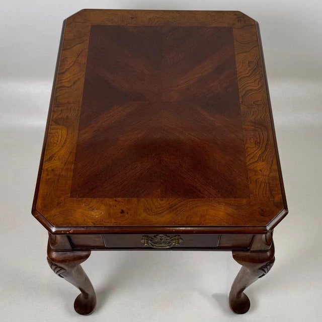 Antique English Walnut Side Table For Sale - Image 12 of 13