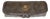 English 19th Century Brown Leather Case with GR Crowned Monogram and Ball Feet For Sale