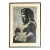 Vintage Queen Victoria Abstract the Empress” Figurative Woodcut Print For Sale