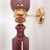 Metal 1990s Burgundy Murano Glass Sconces - a Pair For Sale - Image 7 of 12
