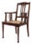Brown Wooden Armchair, 1890s For Sale