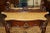 1980s Mahogany Louis XV French Style Marble Top Console With Mirror For Sale - Image 9 of 10