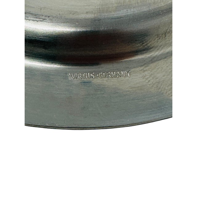 Rarest Paul Wirths Toledo Gold Coasters Set 6, 24k Gold Relief Mirror Stainless Steel, Museum Quality Solingen Germany MCM Barware Survivor For Sale - Image 12 of 12