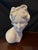 Italian One-of-a-Kind Vietri Italian White Ceramic Lady Bust Sculpture For Sale - Image 3 of 5