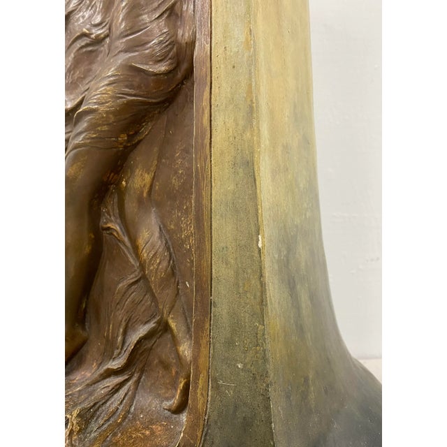 Early 20th Century Early 20th Century Art Nouveau Ceramic Vase C.1910 For Sale - Image 5 of 12