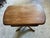 American Vintage Two Tier Pedestal Side Table Colonial Revival Modern For Sale - Image 3 of 4