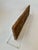 Antique Peacock Carved Wood Panel Bird Panel on Custom Lucite Base. Wood panel measures 29 x 8 x 1" (lucite base extends a...