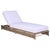 Spritely Home Callan Chaise Lounge, Heather Tan/White For Sale - Image 4 of 12
