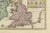 Paper Britain and Ireland Map with Roman and British Coins, Weigel, 1718 For Sale - Image 7 of 11