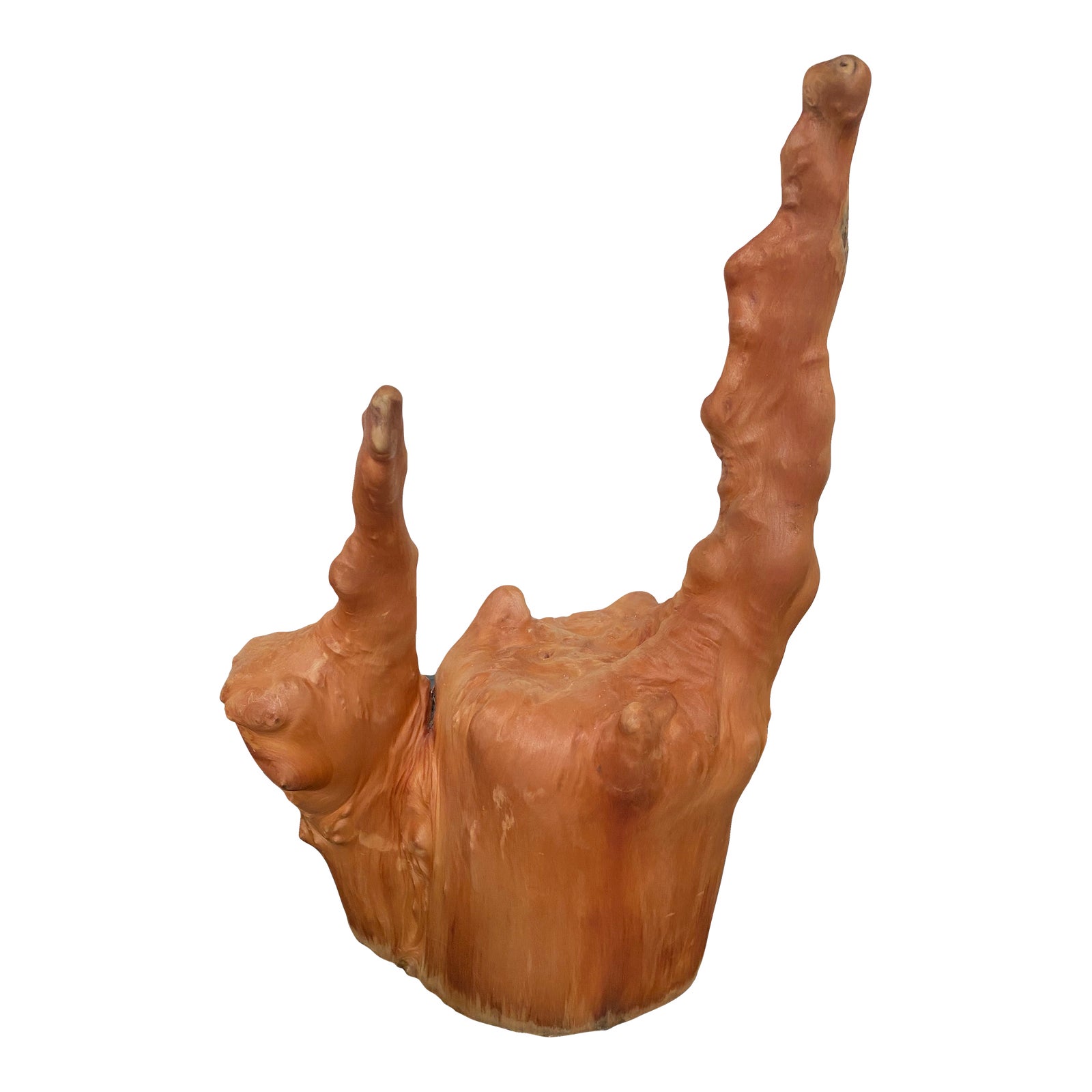 Mid 20th Century Cyprus Knot Wood Sculpture Chairish