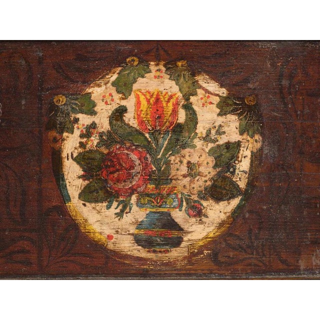 Tyrolean Painted Dowry Chest by Amaru For Sale - Image 8 of 11