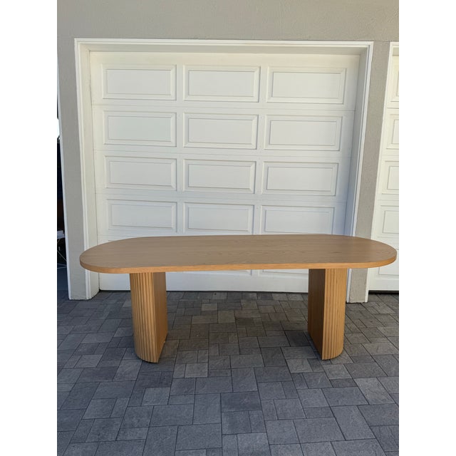 Restoration hardware Byron Desk 84 by 32 inches light oak finish. Minimally used for less than a year. I am selling it...