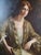 Realism Carol Aus Antique 1910s Oil Painting Portrait of a Lady For Sale - Image 3 of 18