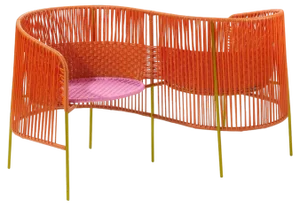 Orange Caribe Vis a Vis by Sebastian Herkner