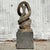 Vintage Boho Intertwined Hand Carved Marble Abstract Sculpture on Marble Base For Sale - Image 4 of 12