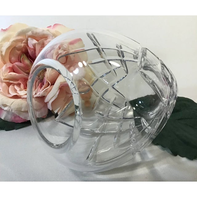 2000 - 2009 1990’s Cut Glass Small Urn Vase For Sale - Image 5 of 13