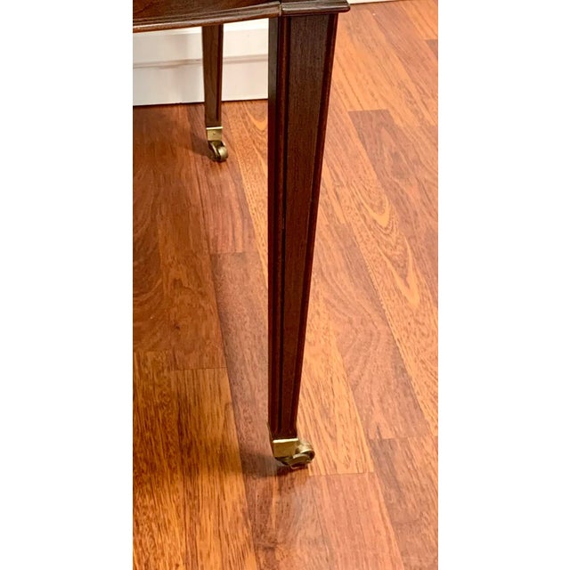 2000 - 2009 Ethan Allen Lamp Pembroke Side Table Nightstand Vintage For Sale - Image 5 of 10