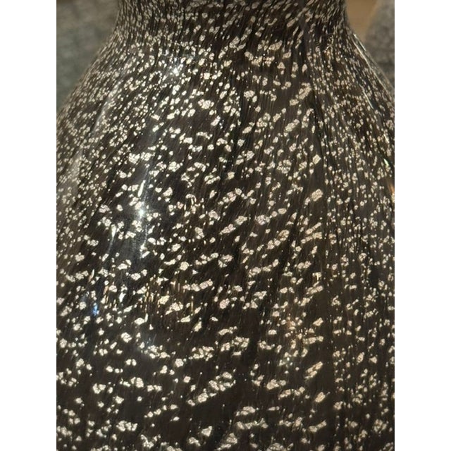 Early 21st Century Black Murano Glass Vase For Sale - Image 5 of 5