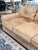 Animal Skin Restoration Hardware Lancaster Luxe Extra-Deep Tan Leather Three-Seat Sofa For Sale - Image 7 of 11