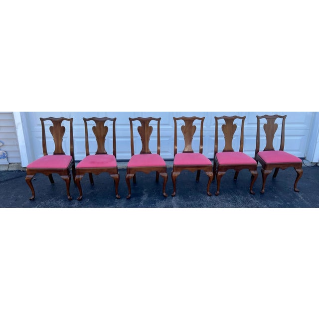 This dining set is by Statton, in the Queen Anne Revival / Centennial style. Queen Anne Revival (often called “Centennial”...