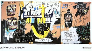 Jean Michel Basquiat El Gran Espectaculo (The Nile) Large Original 2002 Rome Exhibition Poster
