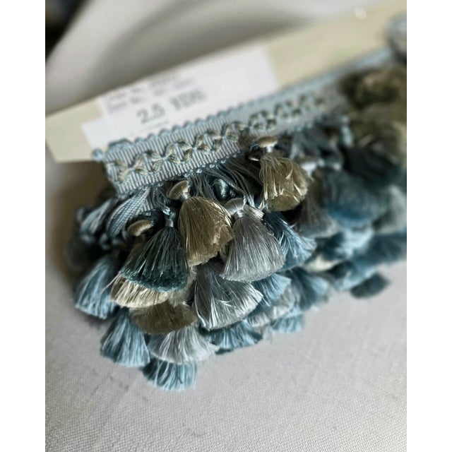 Samuel & Sons 2.5 Yds Silk Tassel Fringe For Sale - Image 4 of 5